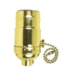   ) 60411 Jandorf Brass 3 Way Pull Chain Socket