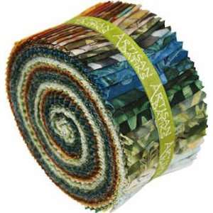  Elementals Collection Nature Roll Ups 2.5 Inch Batik 