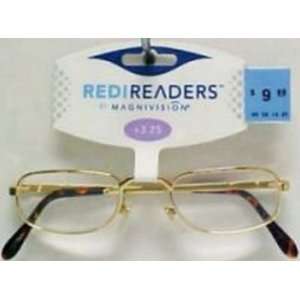  Redi Readers Reading Glasses Unisex Half 12 + 3.25 Health 