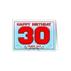  happy birthday   30 years old Card Toys & Games