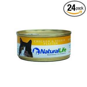 Natural Life Pet Products Chicken and Veggie, 5.5 Ounce Cans (Pack of 