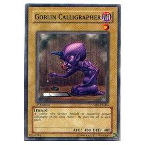 Yu Gi Oh   Goblin Calligrapher   Soul of the Duelist   #SOD EN004 