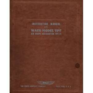 WACO UPF YPT 14 Aircraft Instruction Manual Sicuro Publishing  