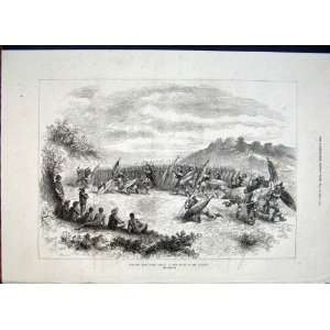  Sketches South Africa War Dance Matabele Print 1872