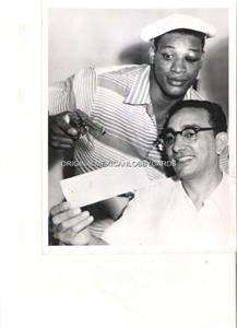 NINO VALDES, CUBAN HEAVYWEIGHT BOXER PHOTO 1953  