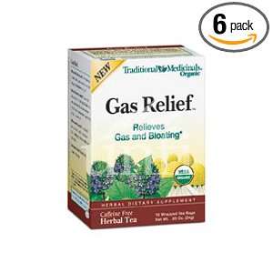 Traditional Medicinals Gas Relief (6x16bag)  Grocery 