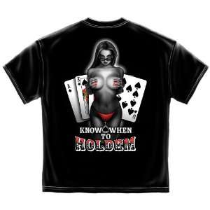  Poker T Shirt Know When To Hold Em Pin Up  Xxxl Sports 