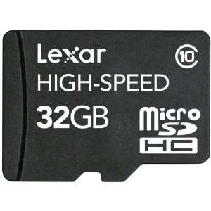  Lexar 32GB Mobile MicroSDHC Card Class 10 High Speed Micro 