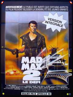 MAD MAX 2   THE ROAD WARRIOR   Mel Gibson (1981) Original Movie Poster 