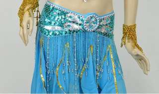 High Quality Belly Dance Costum Handmade Belt 11 colour  