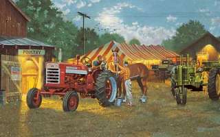 Dave Barnhouse HORSEPOWER Farmall Tractor Print  