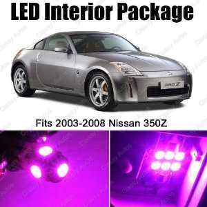  Nissan 350Z PINK Interior LED Package (5 Pieces 