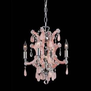 Nulco Lighting Chandeliers 466 04 CH ROSE Chrome Rose 