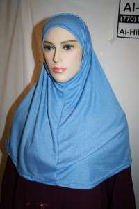 NEW 2Pc Amira Scarf Hijab Abaya Hejab Jilbab Eid Muslim  
