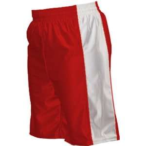  Dazzle Cloth Basketball Shorts Youth/Adult 2 SCARLET/WHITE 