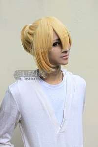 Kagamine Rin Short Gloden Cosplay Party Hair Wig SP108  
