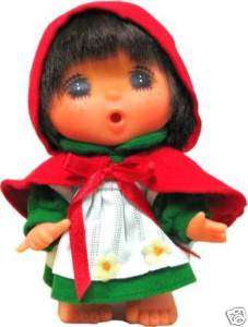 Mademoiselle GeGe Monchhichi Red Cloak Plush Doll  