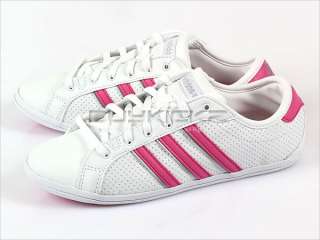 Adidas Derby QT White/Intense Pink Classic Womens 2011 Stripes U44529 