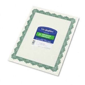  Geographics Parchment Paper Certificates GEO39452 Office 