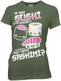 Kawaii Not Happy Sashimi T Shirt Womens Large
