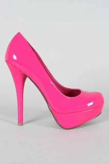 New Stilettos Round Toe Platform High Heels Dressy Patent Pumps Jones 