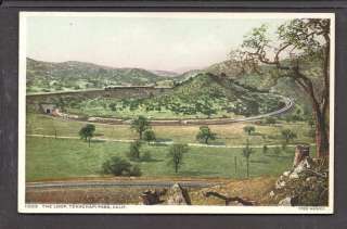 The Loop Tehachapi Pass CA 1912 Phostint Postcard  