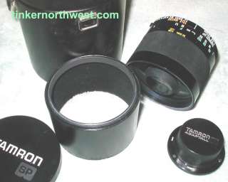 Tamron Tele Macro Catadioptric SP F5.6 350mm Adaptall 2 Mirror Lens 