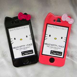 2x Hello Kitty Hard Case Cover Skin For iPhone 4 & 4S+Free Scree 