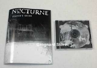 NOCTURNE PC Action Adventure Horror Game USA BOXED EDTN  