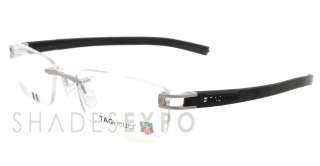 NEW TAG Heuer Eyeglasses TH 7643 BLACK 011 TAG TRACK  