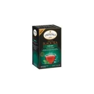Twinings Pure Mint Black Tea (3x20 BAGS) Grocery & Gourmet Food