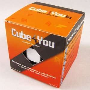  Cube4U (C4U) 3x3x3 Puzzle Speed Cube Yellow Transparent 