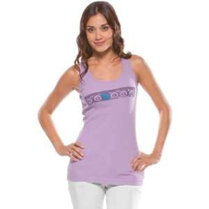 Oakley Letterpress Womens Tank Fashion Shirt   Chrome Purple / Medium