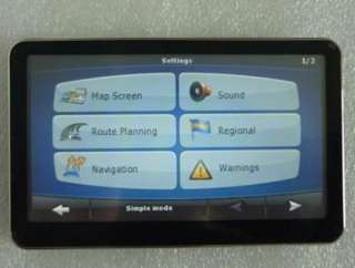 inch Car GPS NAV FM Transmiter MTK Resolution WIN CE 6.0 4GB MAP 