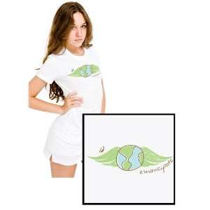  Womens Call To Action Organic Yoga Tees by idtees Sports 