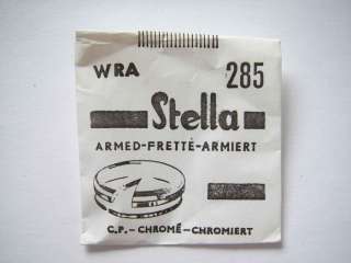 Stella armed chromed watch crystal size 285  