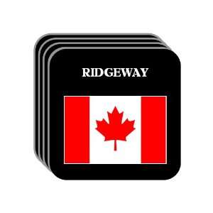  Canada   RIDGEWAY Set of 4 Mini Mousepad Coasters 