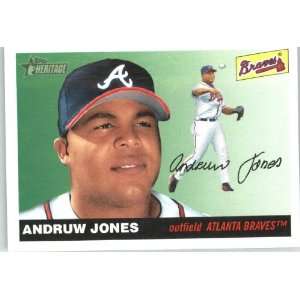  2004 Topps Heritage #208 Andruw Jones   Atlanta Braves 