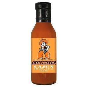 Hot Sauce Harrys 4849 OKLAHOMA STATE Cowboys Cajun Grilling Sauce 