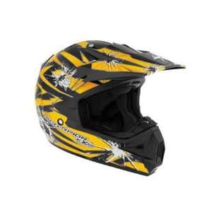  Scorpion Sports VX 24 Off Road Helmet. Impact Yellow 