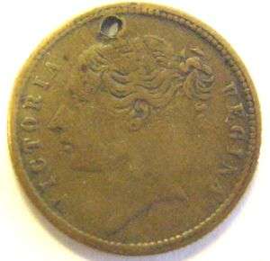   HANOVER TOKEN 1st Year Queen Victoria as is SCARCE ONE MUST SEE  