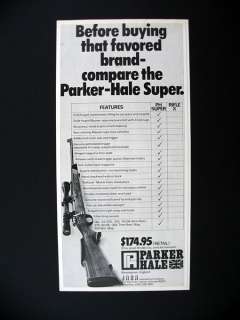 Parker Hale Super Rifles Rifle 1973 print Ad  