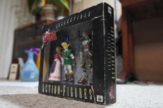 Legend of Zelda Ocarina of Time Collectible Action Figures Link Zelda 