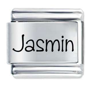  Name Jasmin Gift Laser Italian Charm Pugster Jewelry