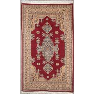 com 42 x 62 Caucasian Area Rug with Wool Pile    Category 4x6 Rug 