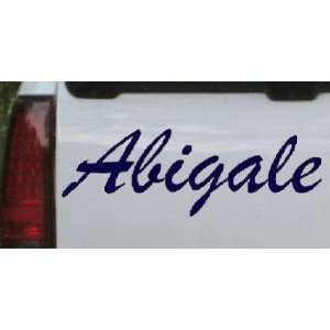  Navy 34in X 11.3in    Abigale Car Window Wall Laptop Decal 