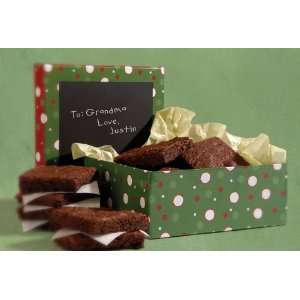 Brownie Mix in Chalkboard Top Box  Grocery & Gourmet Food