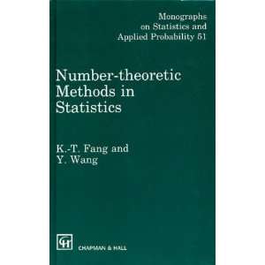   on Statistics & Applied Probab [Hardcover] Kai Tai Fang Books