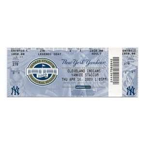  New York Yankees Yankee Stadium Opening Day April 16, 2009 