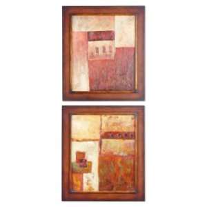   COLLAGE set/2 Abstract Art 50779 By Uttermost Furniture & Decor